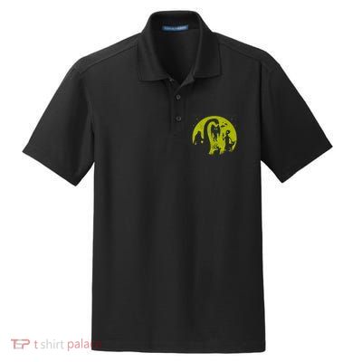 Bigfoot Loch Ness Monster And Mothman Ufos Chupacabra Alien Dry Zone Grid Polo