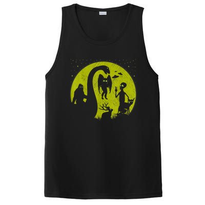 Bigfoot Loch Ness Monster And Mothman Ufos Chupacabra Alien PosiCharge Competitor Tank