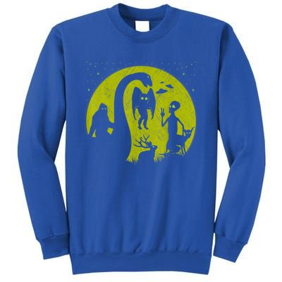 Bigfoot Loch Ness Monster And Mothman Ufos Chupacabra Alien Sweatshirt