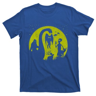 Bigfoot Loch Ness Monster And Mothman Ufos Chupacabra Alien T-Shirt