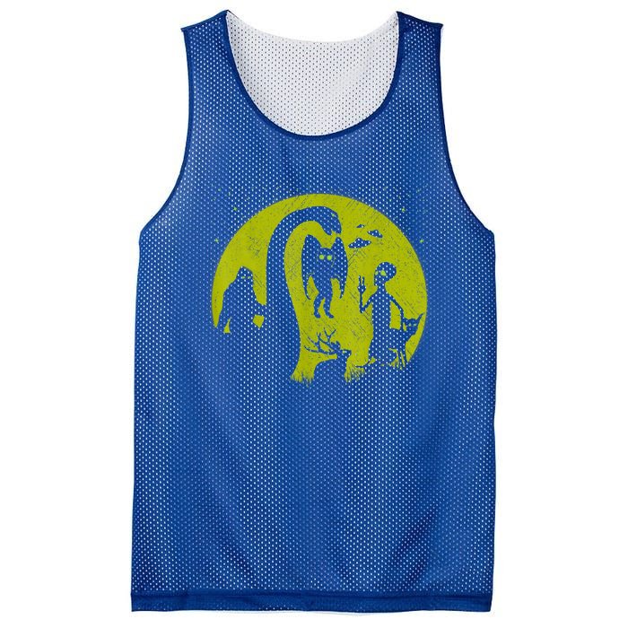 Bigfoot Loch Ness Monster And Mothman Ufos Chupacabra Alien Mesh Reversible Basketball Jersey Tank