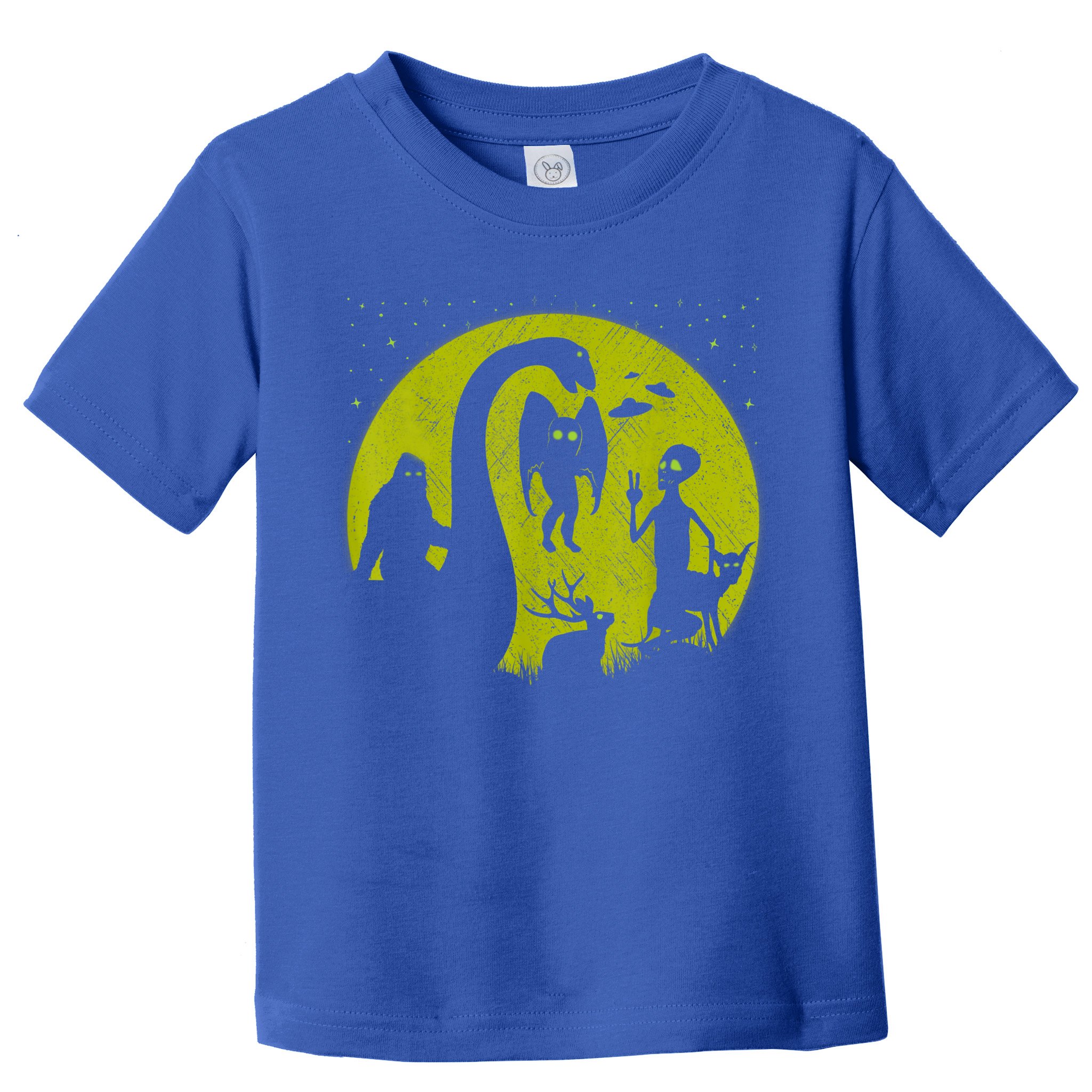 Bigfoot Loch Ness Monster And Mothman Ufos Chupacabra Alien Toddler T-Shirt
