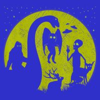 Bigfoot Loch Ness Monster And Mothman Ufos Chupacabra Alien Toddler T-Shirt