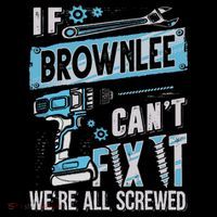 Brownlee Last Name If Brownlee CanT Fix It High Crown Mesh Back Trucker Hat