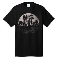 Bigfoot Loch Ness Monster Mothman And Aliens! Funny Cryptid Tall T-Shirt