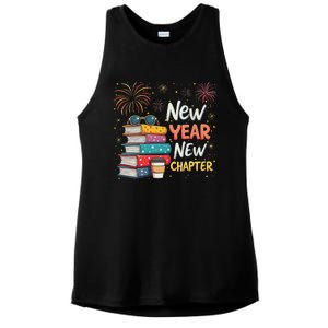 Book Lover New Year New Chapter Ladies PosiCharge Tri-Blend Wicking Tank