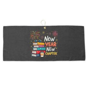 Book Lover New Year New Chapter Large Microfiber Waffle Golf Towel