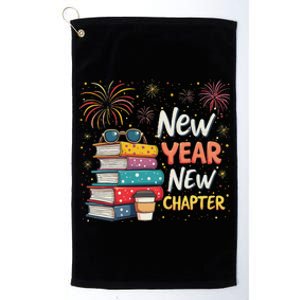 Book Lover New Year New Chapter Platinum Collection Golf Towel