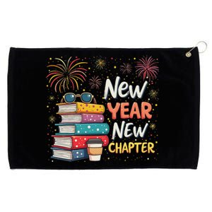 Book Lover New Year New Chapter Grommeted Golf Towel