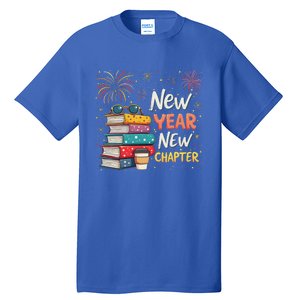 Book Lover New Year New Chapter Tall T-Shirt