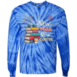 Book Lover New Year New Chapter Tie-Dye Long Sleeve Shirt