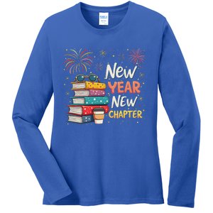 Book Lover New Year New Chapter Ladies Long Sleeve Shirt