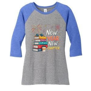 Book Lover New Year New Chapter Women's Tri-Blend 3/4-Sleeve Raglan Shirt