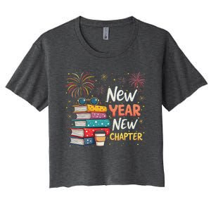 Book Lover New Year New Chapter Women's Crop Top Tee