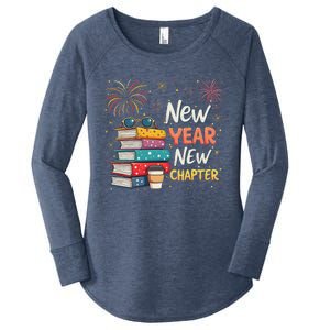 Book Lover New Year New Chapter Women's Perfect Tri Tunic Long Sleeve Shirt