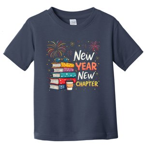 Book Lover New Year New Chapter Happy New Year 2025 Toddler T-Shirt