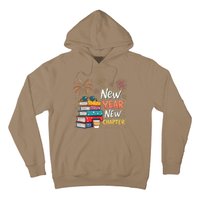 Book Lover New Year New Chapter Happy New Year 2025 Hoodie