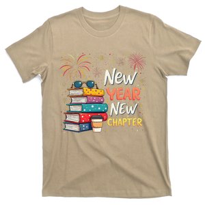 Book Lover New Year New Chapter Happy New Year 2025 T-Shirt