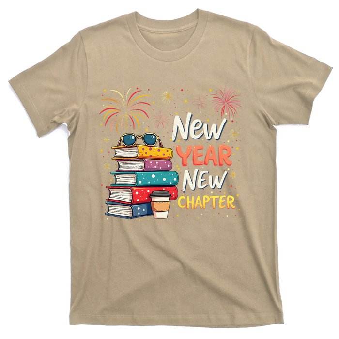 Book Lover New Year New Chapter Happy New Year 2025 T-Shirt