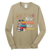 Book Lover New Year New Chapter Happy New Year 2025 Tall Long Sleeve T-Shirt