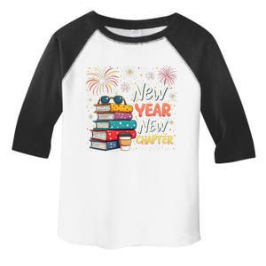 Book Lover New Year New Chapter Happy New Year 2025 Toddler Fine Jersey T-Shirt