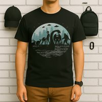 Bigfoot Loch Ness Monster With Mothman Aliens! Funny Cryptid T-Shirt