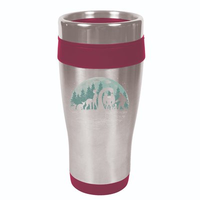 Bigfoot Loch Ness Monster With Mothman Aliens! Funny Cryptid 16oz Travel Tumbler