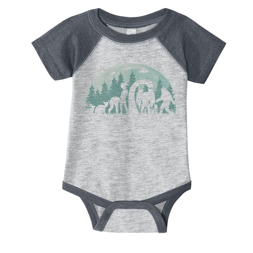 Bigfoot Loch Ness Monster With Mothman Aliens! Funny Cryptid Infant Baby Jersey Bodysuit