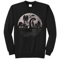 Bigfoot Loch Ness Monster Mothman And Aliens! Funny Cryptid Sweatshirt