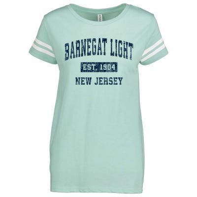 Barnegat Light New Jersey Nj Vintage Sports Enza Ladies Jersey Football T-Shirt