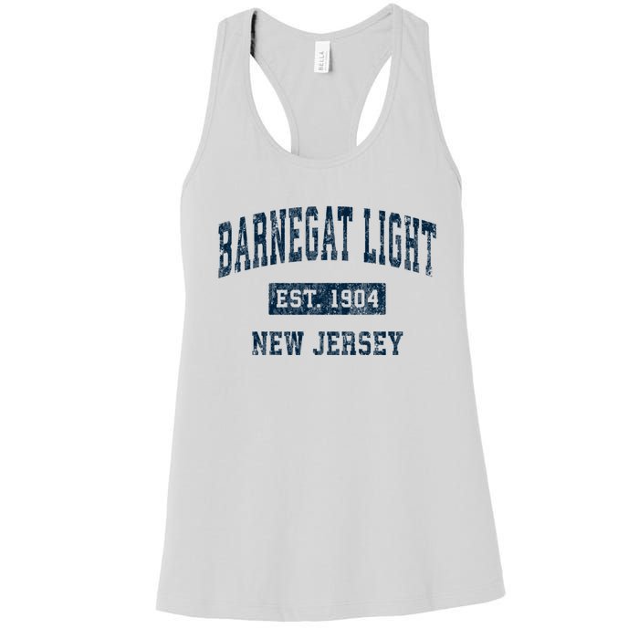 Barnegat Light New Jersey Nj Vintage Sports Women's Racerback Tank