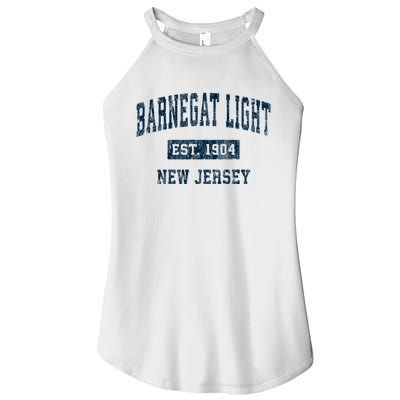 Barnegat Light New Jersey Nj Vintage Sports Women's Perfect Tri Rocker Tank