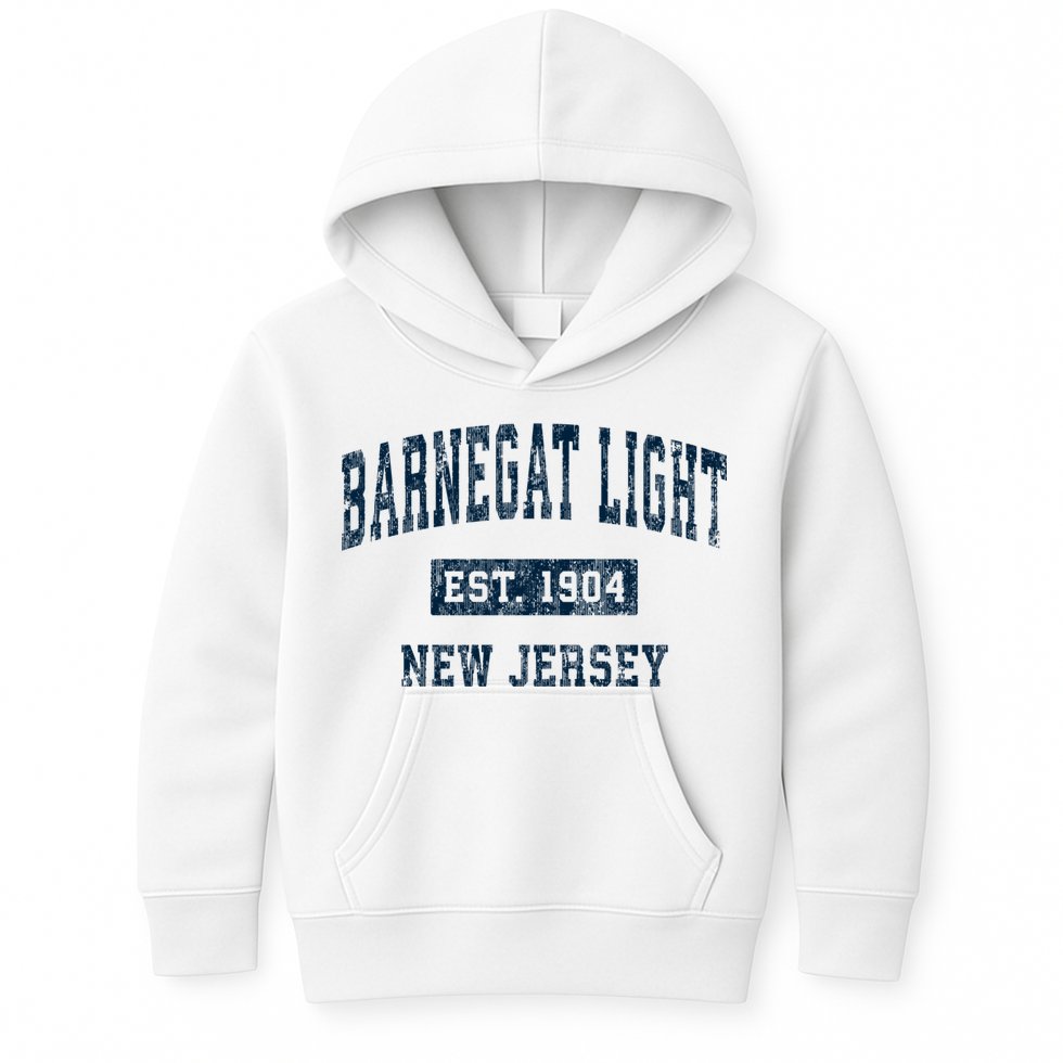 Barnegat Light New Jersey Nj Vintage Sports Kids Hoodie