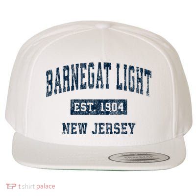 Barnegat Light New Jersey Nj Vintage Sports Wool Snapback Cap