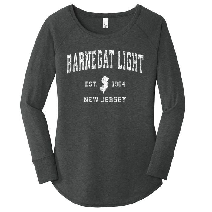 Barnegat Light New Jersey Nj Vintage Sports Women's Perfect Tri Tunic Long Sleeve Shirt