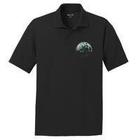 Bigfoot Loch Ness Monster With Mothman Aliens! Funny Cryptid PosiCharge RacerMesh Polo