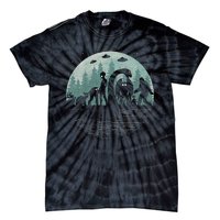 Bigfoot Loch Ness Monster With Mothman Aliens! Funny Cryptid Tie-Dye T-Shirt