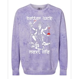 Better Luck Next Life Colorblast Crewneck Sweatshirt