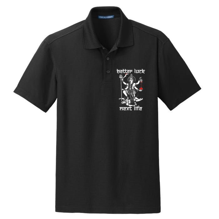 Better Luck Next Life Dry Zone Grid Polo