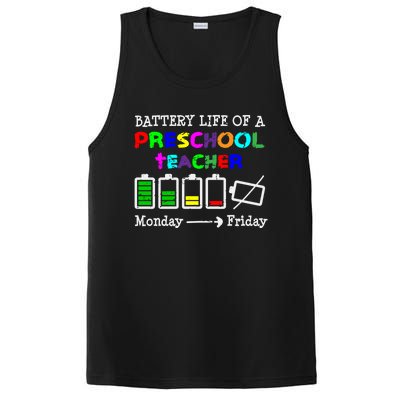 Battery Life Of A Preschool Teacher Gift PosiCharge Competitor Tank