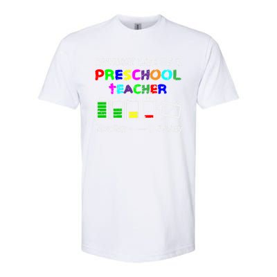 Battery Life Of A Preschool Teacher Gift Softstyle CVC T-Shirt