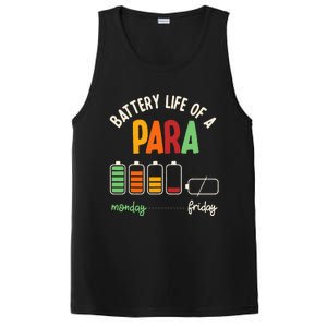 Battery Life Of Paraprofessional Para funny saying PosiCharge Competitor Tank