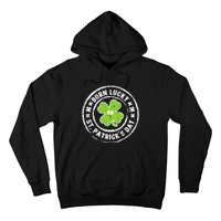 Born Lucky On St Patrick's Day Dabbing Leprechaun Birthday Hoodie