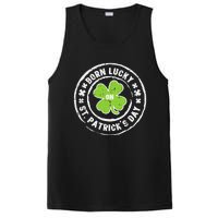 Born Lucky On St Patrick's Day Dabbing Leprechaun Birthday PosiCharge Competitor Tank