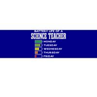 Battery Life Of A Science Teacher Employee Chemistry Teacher Funny Gift Bumper Sticker