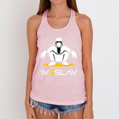 Best Life Of Boris Superslav Women's Knotted Racerback Tank