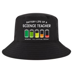 Battery Life Of A Science Teacher Professional Cool Gift Cool Comfort Performance Bucket Hat