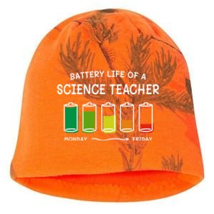 Battery Life Of A Science Teacher Professional Cool Gift Kati - Camo Knit Beanie