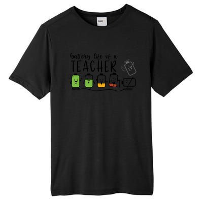 Battery Life Of A Teacher Back To School First Day Of School Cute Gift Tall Fusion ChromaSoft Performance T-Shirt