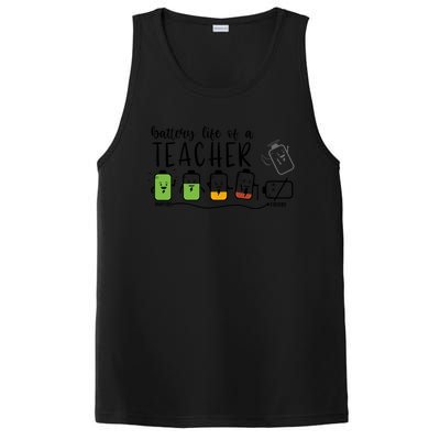 Battery Life Of A Teacher Back To School First Day Of School Cute Gift PosiCharge Competitor Tank